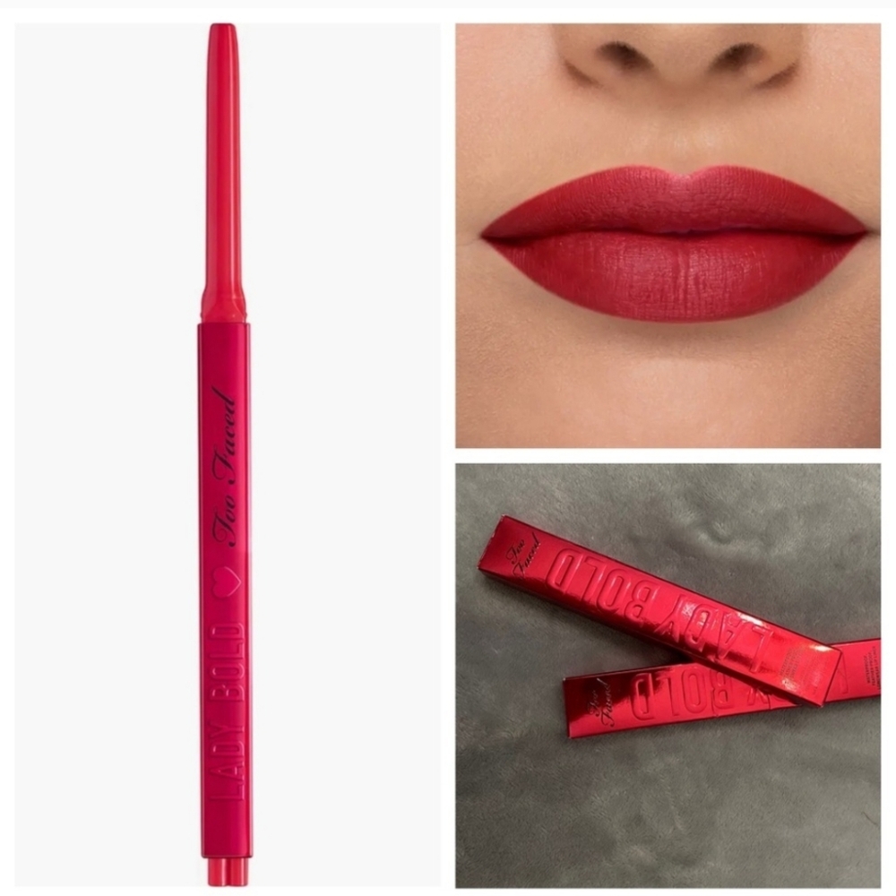 Too Faced Lady Bold Lipliner - Bold Red